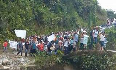 Paro indígena genera bloqueos y tensión en zona rural de Samaniego, Nariño